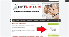 Desktop Screenshot of netricambi.com