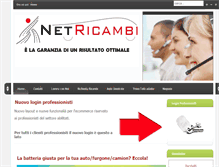 Tablet Screenshot of netricambi.com
